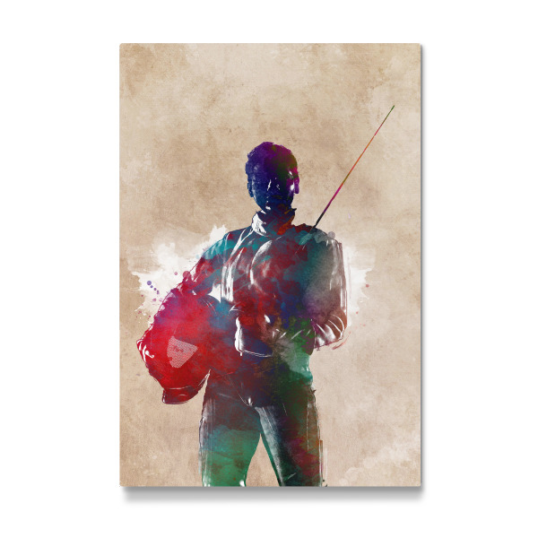 Galerie-Print "Kunst des Fechtsports" 30x20 cm artboxONE