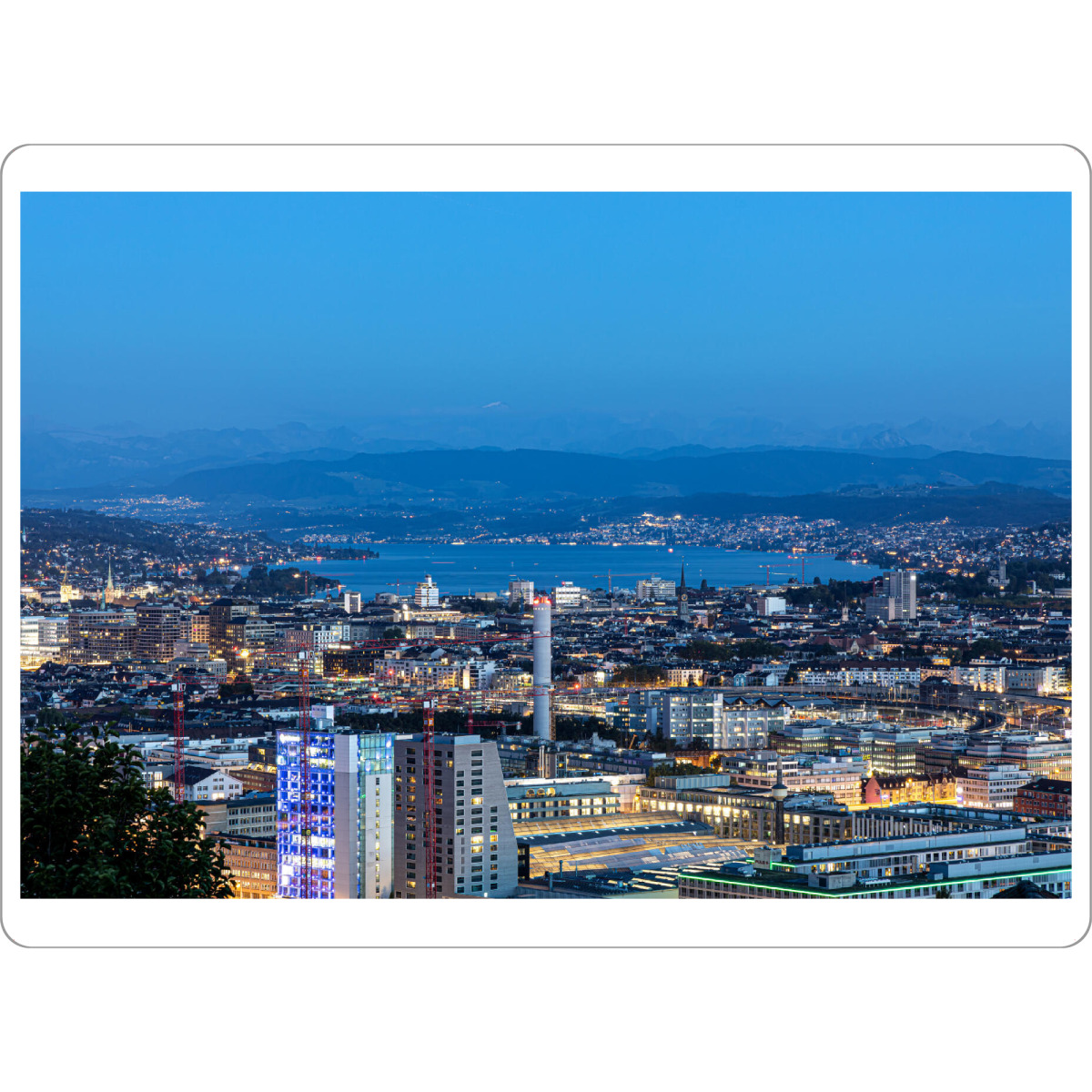 Tischset "Zürich by Night" artboxONE - Städte,Natur,Reise,Architektur,Städte / Zürich