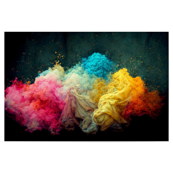 Poster "Stoffpigmente" artboxONE - Abstrakt,Fiktion