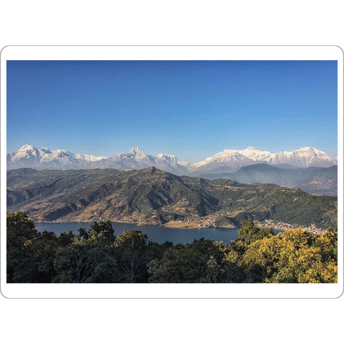 Tischset "Phewa-See" artboxONE - Natur,Reise,Reise / Länder,Für Mama,Für Papa