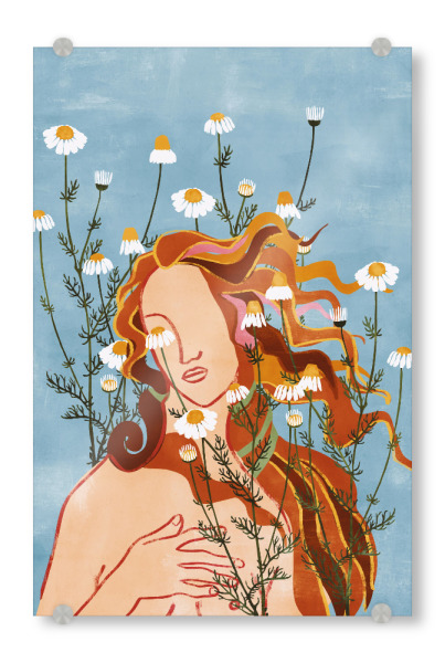 Acrylglasbild "Florale Venus" artboxONE - Natur,Floral,Abstrakt