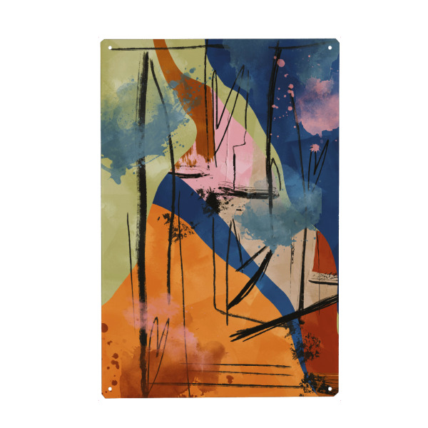 Holzbild "Abstract shapes" artboxONE - Abstrakt,Liebe,Streetart