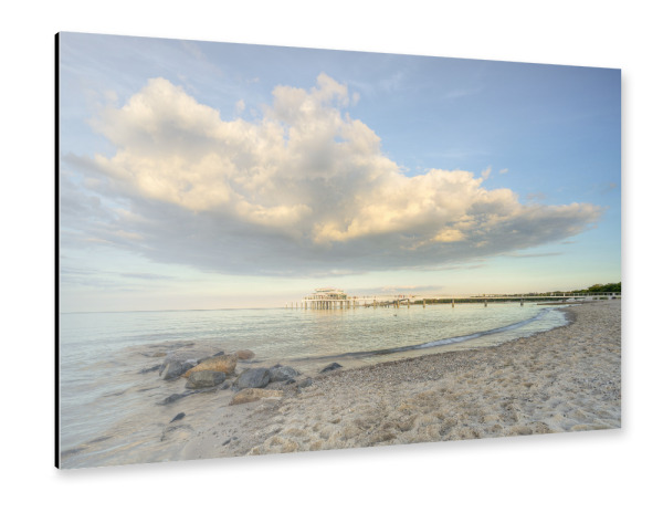 Alu-Dibond "Am Timmendorfer Strand" 30x20 cm artboxONE