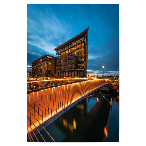 Poster 30x20 cm "Oslo at Night" artboxONE - Städte,Reise