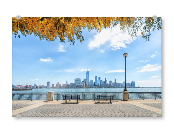 Acrylglasbild "New Jersey im Herbst" artboxONE - Städte,Städte / New York,Reise,Architektur,Reise / Länder
