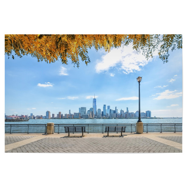 Poster "New Jersey im Herbst" artboxONE - Städte,Städte / New York,Reise,Architektur,Reise / Länder