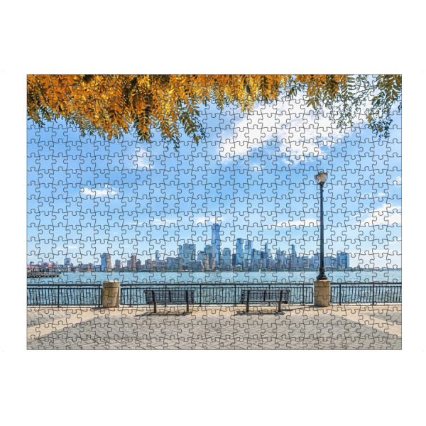 artboxONE Puzzle "New Jersey im Herbst" artboxONE - Städte,Städte / New York,Reise,Architektur,Reise / Länder