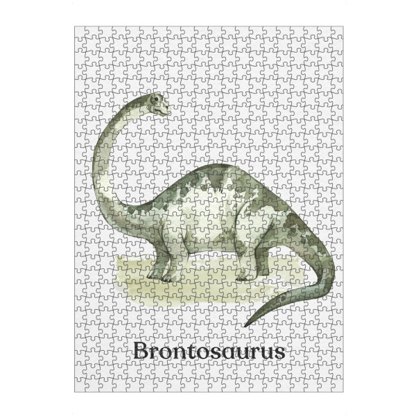 Puzzle Ravensburger "Brontosaurus" artboxONE - Typografie,Natur,Reise,Für Kinder,Tiere