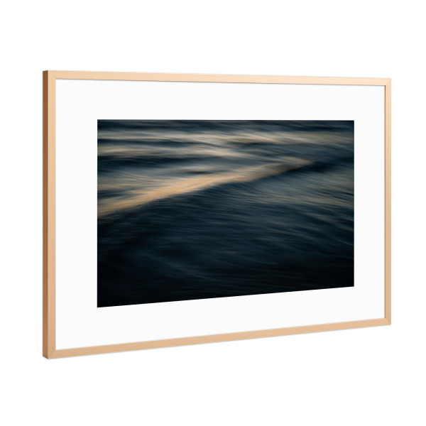 Poster mit Rahmen Kupfer "Dunkle Welle" artboxONE - Natur,Reise,Reise / Strand und Meer,Für Mama,Für Papa