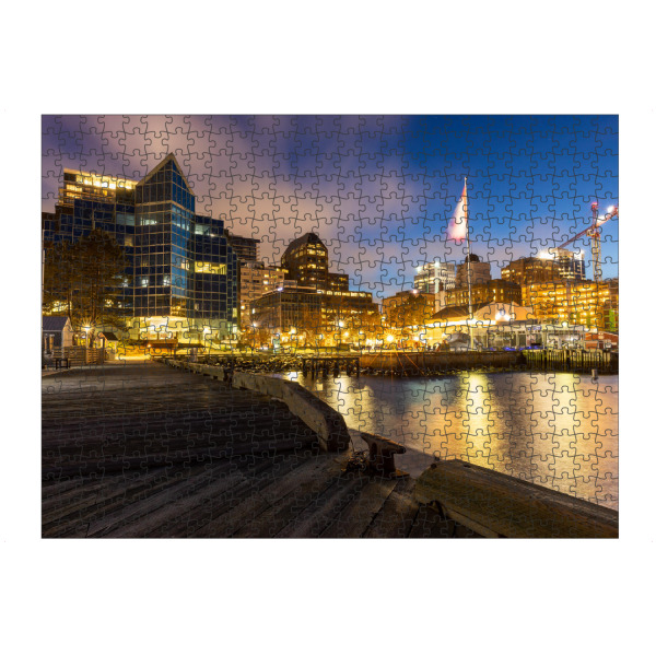 artboxONE Puzzle "Halifax Kanada" artboxONE - Architektur - Halifax,Kanada,Skyline,Hafen,Nacht,Nova scotia,Neufundland - Bild halifax