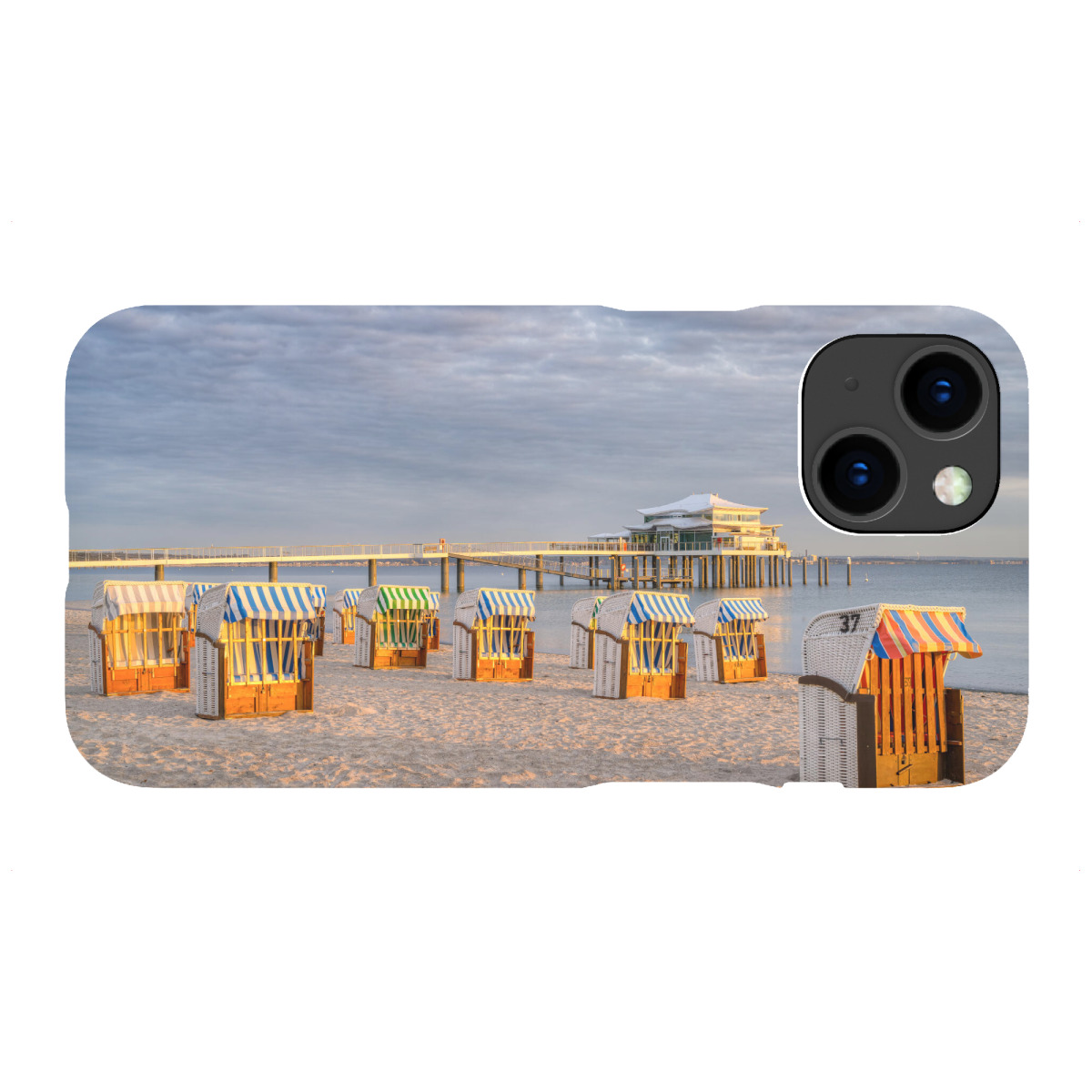 "Morgensonne am Timmendorfer Strand"für iPhone - Premium-Case Handyhülle artboxONE
