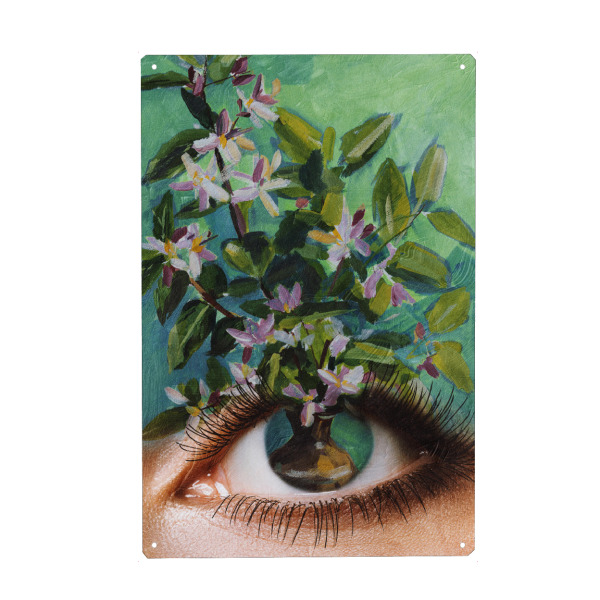 Holzbild "Floral Eye Close Up" artboxONE - Natur,Floral,Abstrakt