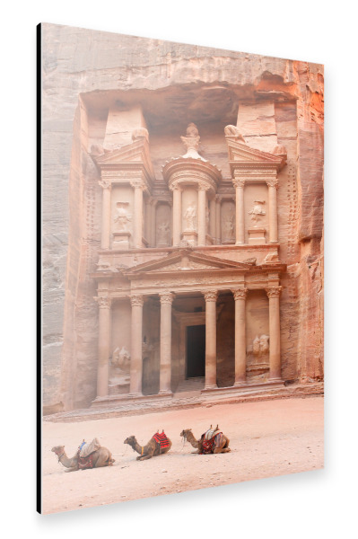 Alu-Dibond "Das Schatzhaus von Petra" 30x20 cm artboxONE