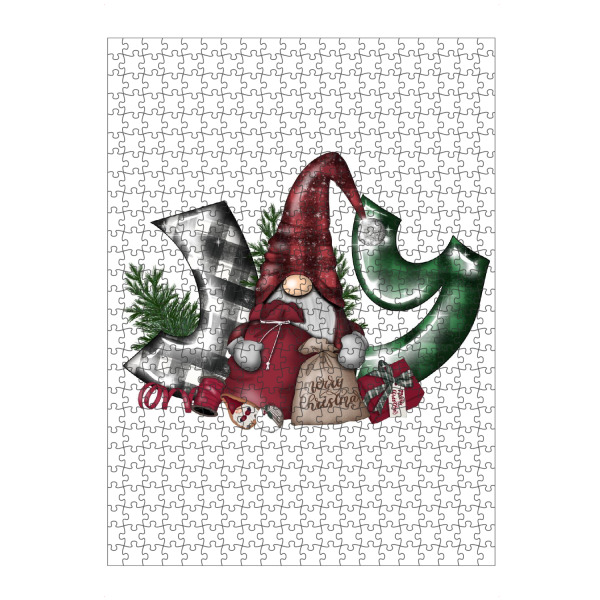 artboxONE Puzzle "Freudiger Gnom" artboxONE - Weihnachten,Festivals,Lustig