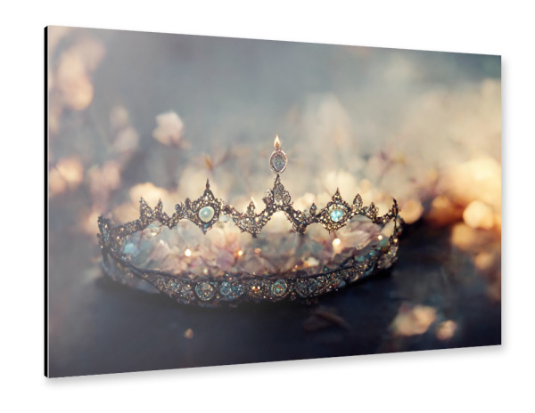 Alu-Dibond "Tiara mit Diamanten" 30x20 cm artboxONE