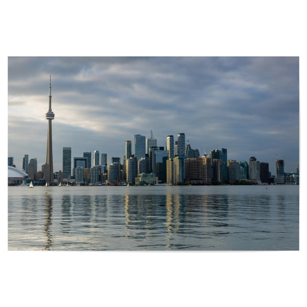 Poster "Skyline von Toronto" artboxONE - Architektur - Toronto,Kanada,Stadt,Skyline,Spiegelung,Ontario