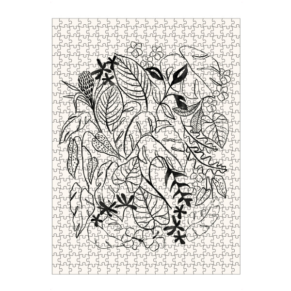 artboxONE Puzzle "Pati Cascino - Tropical Black" artboxONE - Natur,Floral