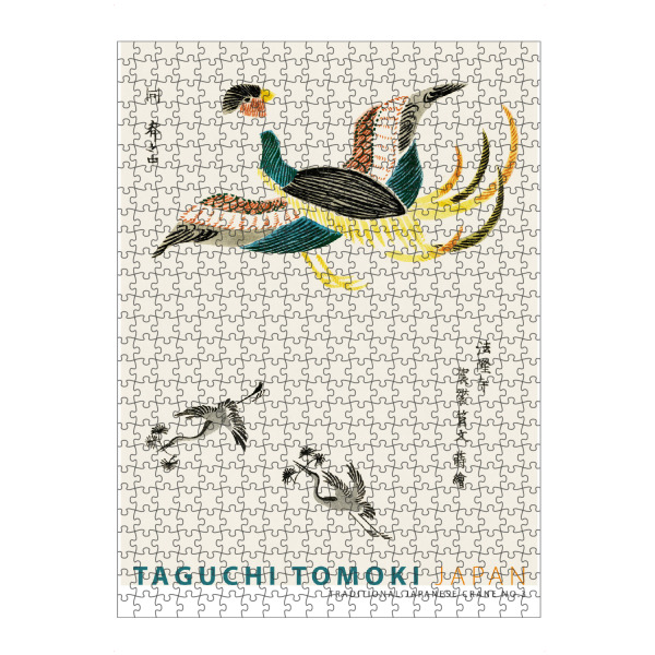 Puzzle Ravensburger "Tomoki - Traditionell Crane Tre" artboxONE - Typografie,Tiere
