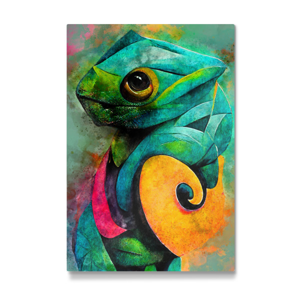 Galerie-Print "Eidechse Aquarellkunst" 30x20 cm artboxONE