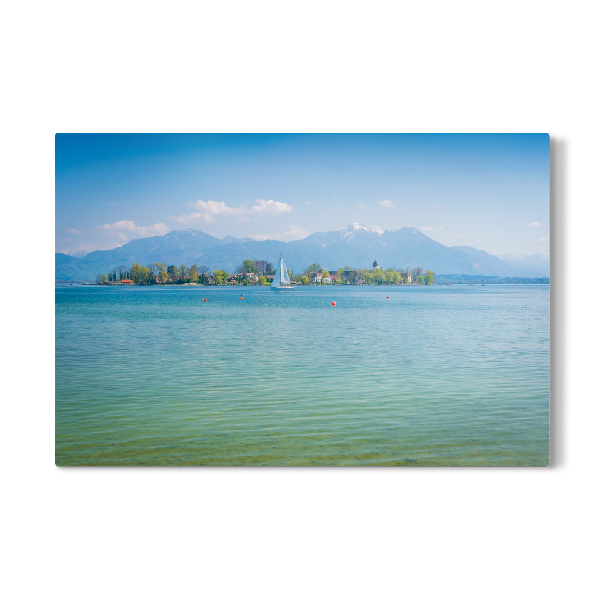 Galerie-Print "Frühling am Chiemsee" 75x50 cm artboxONE