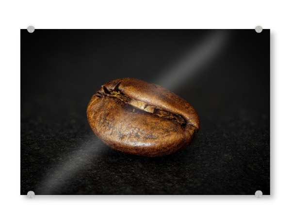 Acrylglasbild "Geröstete Kaffeebohne" artboxONE - Essen & Trinken - Kaffee,Kaffeebohne,Bohne,Koffein