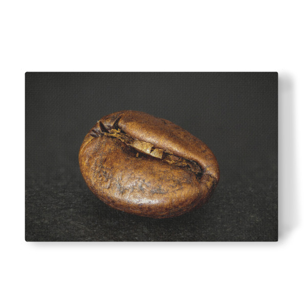 Leinwandbild "Geröstete Kaffeebohne" artboxONE - Essen & Trinken - Kaffee,Kaffeebohne,Bohne,Koffein