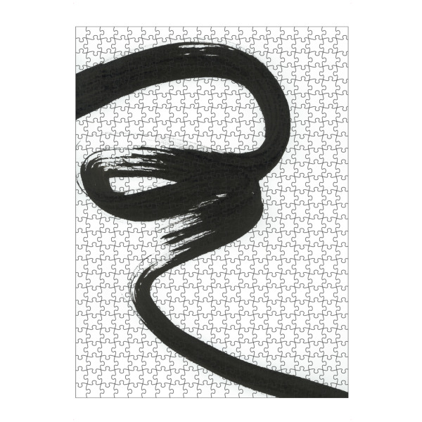 artboxONE Puzzle "Dalprem Kaur - One present Moment" artboxONE - Abstrakt - Abstrakt,Modern,Minimalismus,Strich,Linie,Pinsel,Scandi