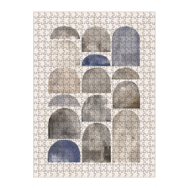 artboxONE Puzzle "Pati Cascino - Arches" artboxONE - Abstrakt,Geometrie - Abstrakt,Modern,Bögen,Form,Geometrie,Marmor,Minimalismus
