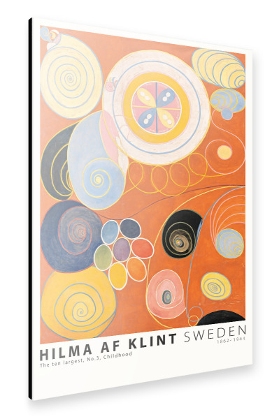 Alu-Dibond "Hilma AF Klint - Ten largest Tre" 30x20 cm artboxONE