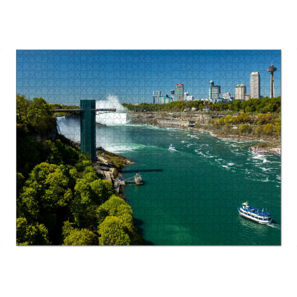 Puzzle Ravensburger "Der Niagara Fluss" artboxONE - Natur,Reise,Architektur