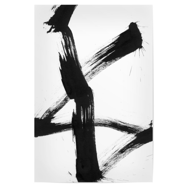 Poster "Dalprem Kaur - Power of no Mind" artboxONE - Abstrakt - Abstrakt,Modern,Minimalismus,Strich,Linie,Pinsel,Scandi