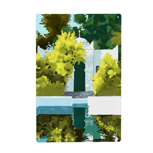 Metall Poster "Die Moghul-Ära" artboxONE - Architektur