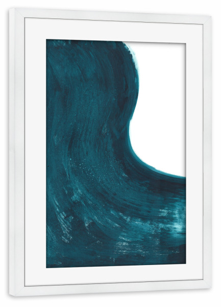 Poster mit Rahmen weiß "Dalprem Kaur - Magic Inside" artboxONE - Abstrakt,Unterwasser