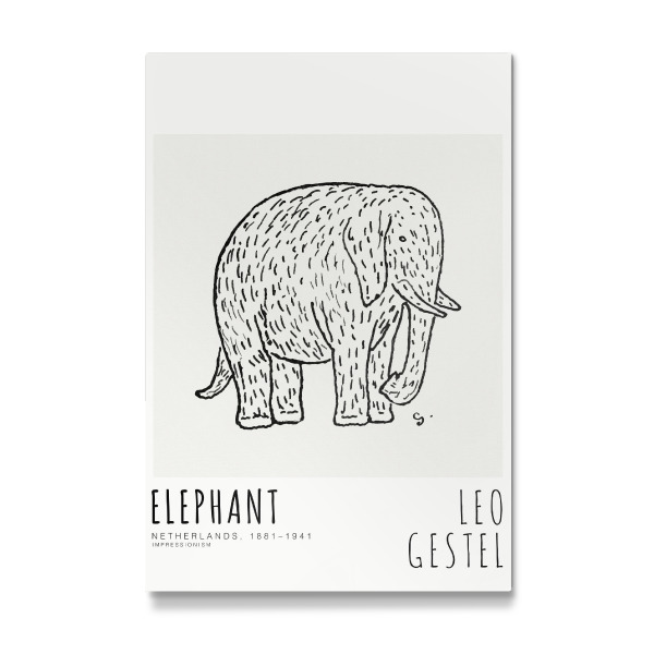 Galerie-Print "Leo Gestel - Elefant" 30x20 cm artboxONE