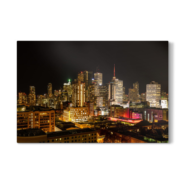 Galerie-Print "Toronto Skyline bei Nacht" 30x20 cm artboxONE