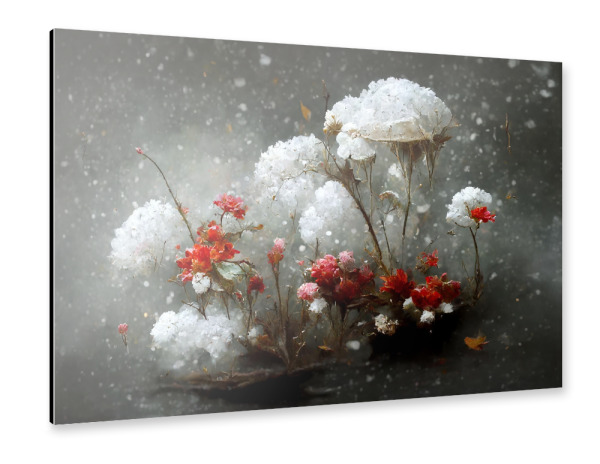 Alu-Dibond "Elegante Fantasieblumen" 30x20 cm artboxONE