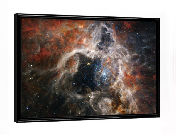 Poster mit schwarzem Rahmen "Eine kosmische Vogelspinne" artboxONE - Natur,Reise,Galaxy