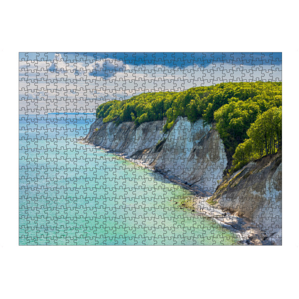 Puzzle Ravensburger "Ostsee, Steilküste, Wald" artboxONE - Natur,Reise,Reise / Strand und Meer