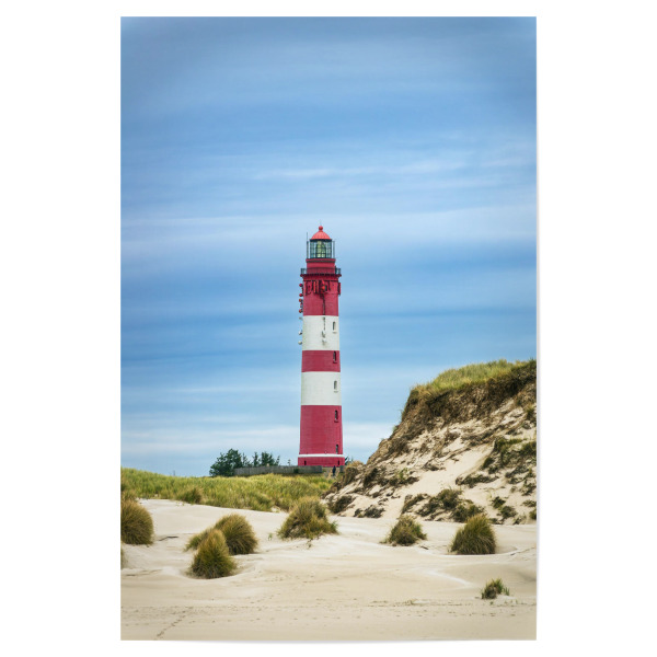 Poster 30x20 cm "Wolken, Leuchtturm, Dünen" artboxONE - Natur,Reise,Architektur