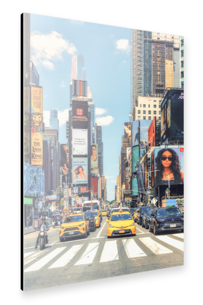 Alu-Dibond "Times Square, Billboard-Paradies" 30x20 cm artboxONE