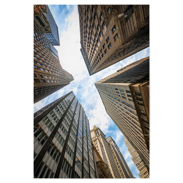 Poster "New Yorker Wolkenkratzer" artboxONE - Städte,Städte / New York,Reise,Architektur,Reise / Länder