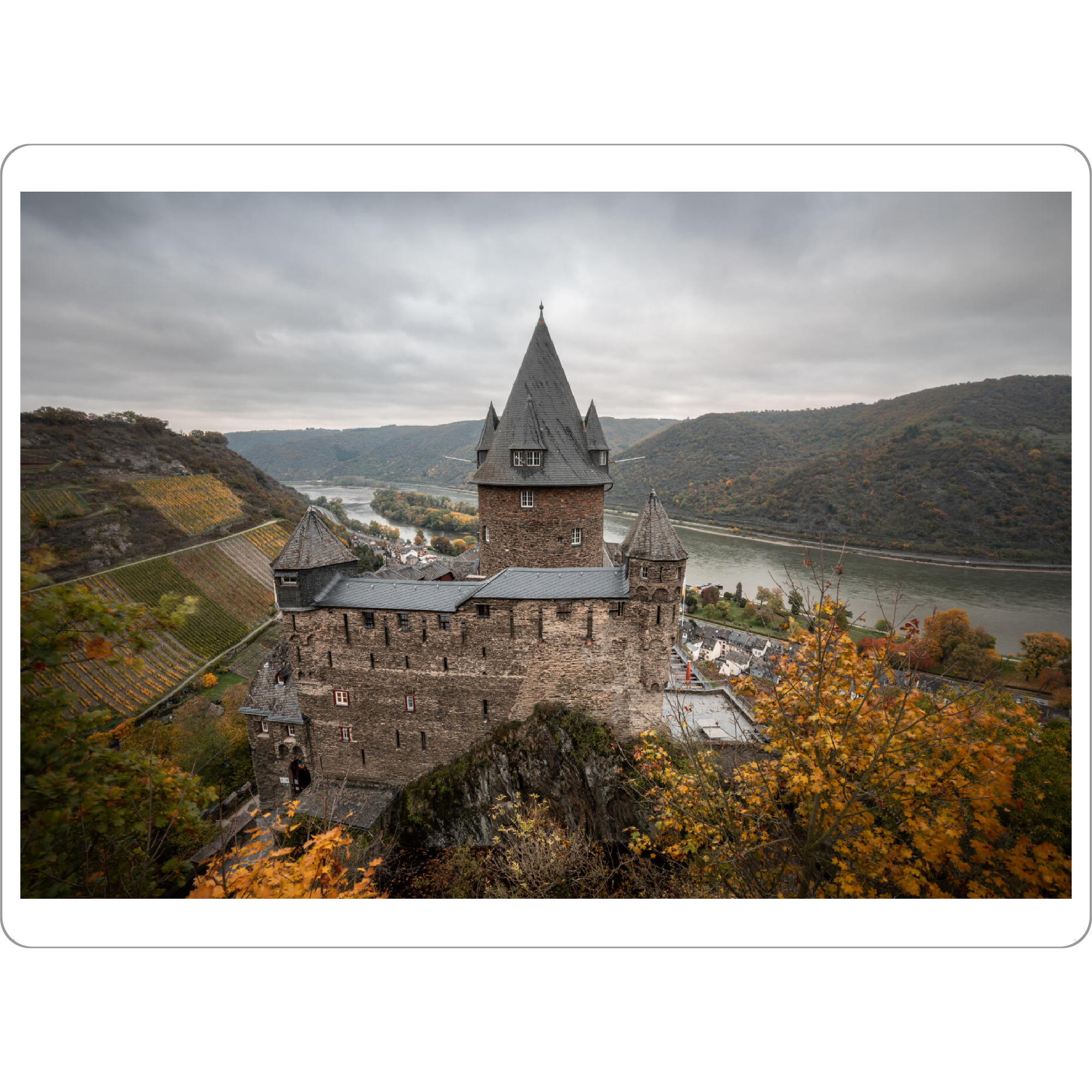 Tischset "Burg Stahleck" artboxONE - Natur,Architektur