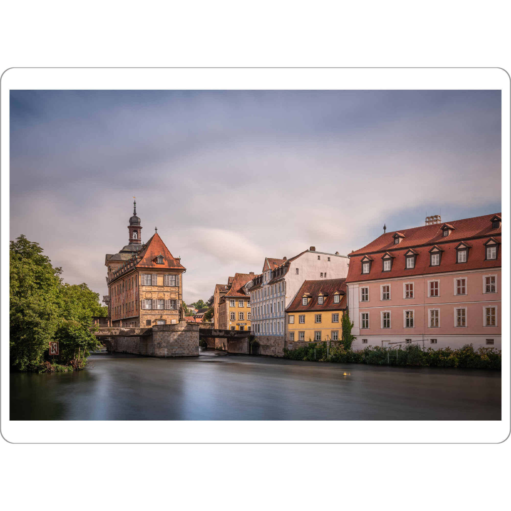 Tischset "Regnitzufer Bamberg" artboxONE - Städte