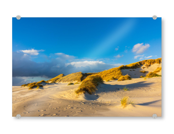 Acrylglasbild "Himmel, Dünen, Strand" artboxONE - Natur,Reise,Reise / Strand und Meer