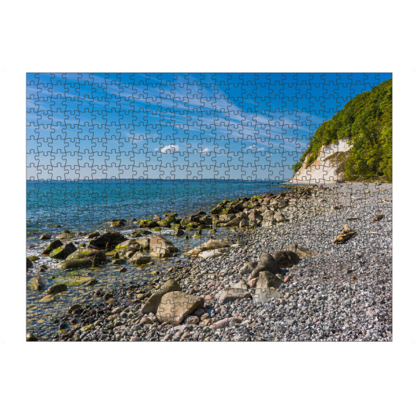 artboxONE Puzzle "Ostsee, Steine, Wald" artboxONE - Natur,Reise,Reise / Strand und Meer