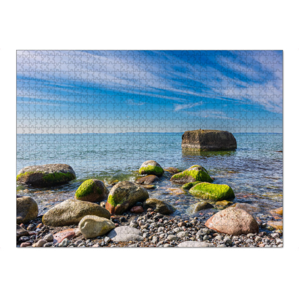 Puzzle Ravensburger "Wolken, Ostsee, Findlinge" artboxONE - Natur,Reise,Reise / Strand und Meer