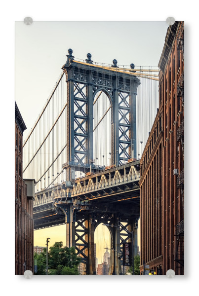Acrylglasbild "Brooklyn-Straße" artboxONE - Städte,Städte / New York,Reise,Architektur,Reise / Länder