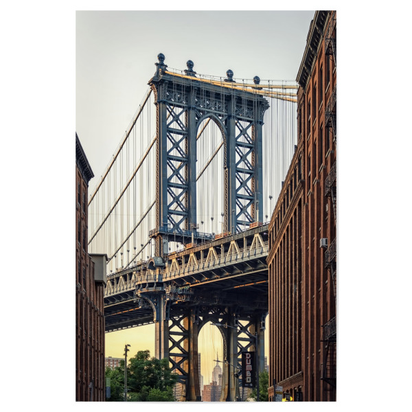 Poster "Brooklyn-Straße" artboxONE - Städte,Städte / New York,Reise,Architektur,Reise / Länder