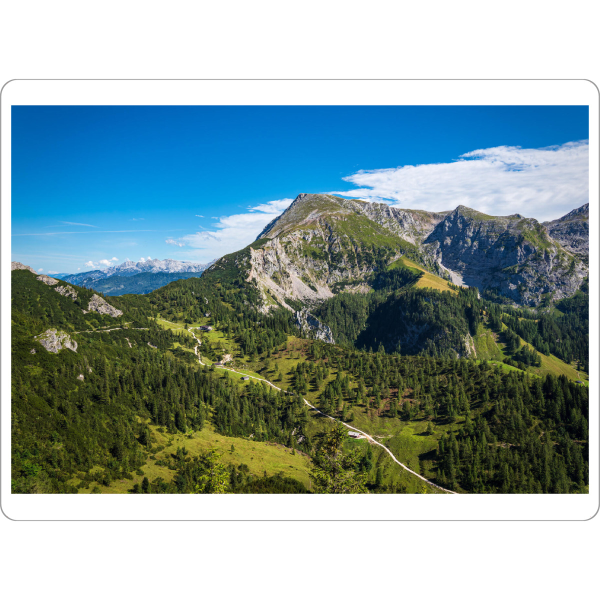 Tischset "Bäume, Berg, Wolken" artboxONE - Natur,Reise