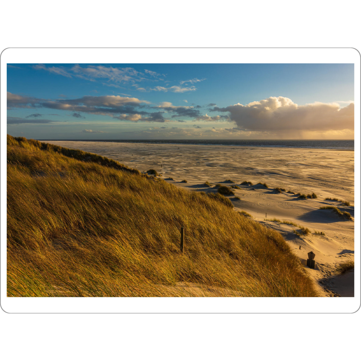 Tischset "Sonnenuntergang und Strand" artboxONE - Natur,Reise,Reise / Strand und Meer